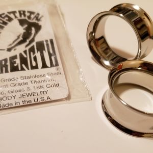 1" SS Double flared eyelet by Industrial Strength